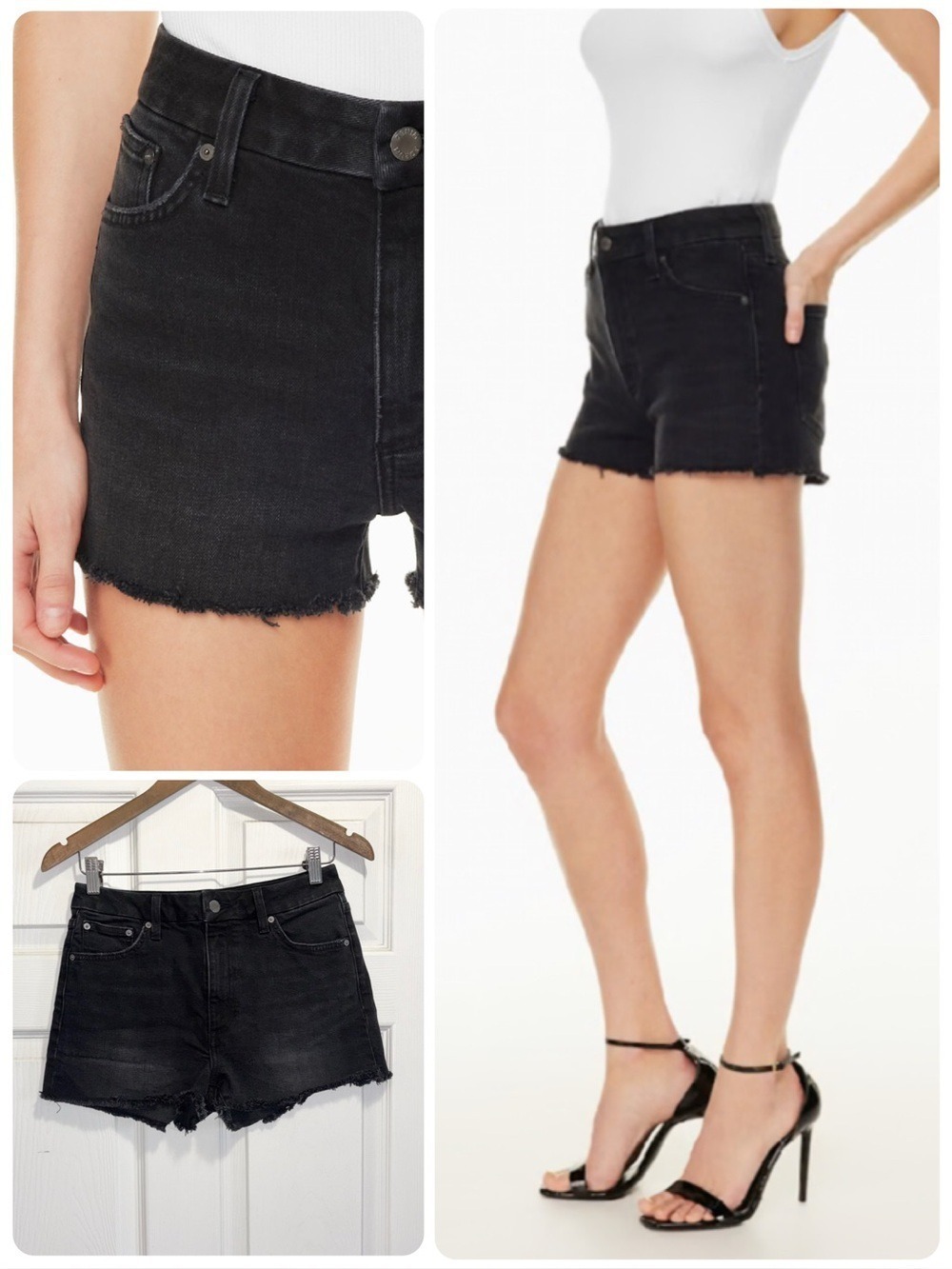Aritzia Denim Forum The '90s Brigette
Micro Jean Shorts Black Eyeliner Size 26